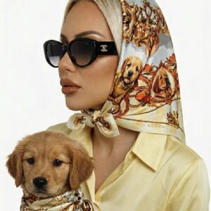 Scarf Édition Petits Chiots – Cannes Riviera